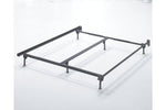 Frames and Rails Metallic Queen/King/California King Bolt on Bed Frame