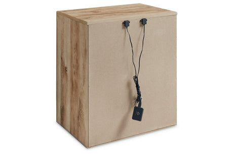 Hyanna Tan Nightstand from Ashley - Luna Furniture