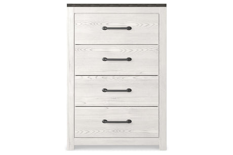 Gerridan White/Gray Chest of Drawers from Ashley - Luna Furniture