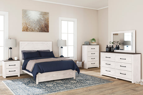 Gerridan White/Gray Youth Panel Bedroom Set from Ashley - Luna Furniture