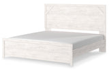 Gerridan White King Panel Bed from Ashley - Luna Furniture