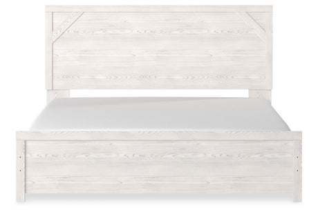 Gerridan White King Panel Bed from Ashley - Luna Furniture