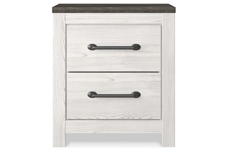Gerridan White/Gray Nightstand from Ashley - Luna Furniture