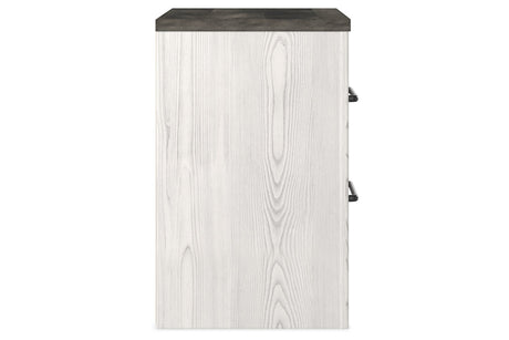 Gerridan White/Gray Nightstand from Ashley - Luna Furniture
