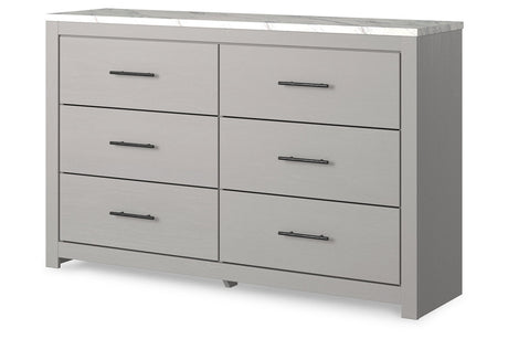 Cottonburg Light Gray/White Dresser -  - Luna Furniture