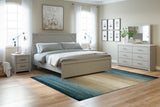 Cottenburg Light Gray-White Panel Bedroom Set - Luna Furniture