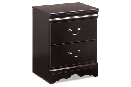 Huey Vineyard Black Nightstand from Ashley - Luna Furniture