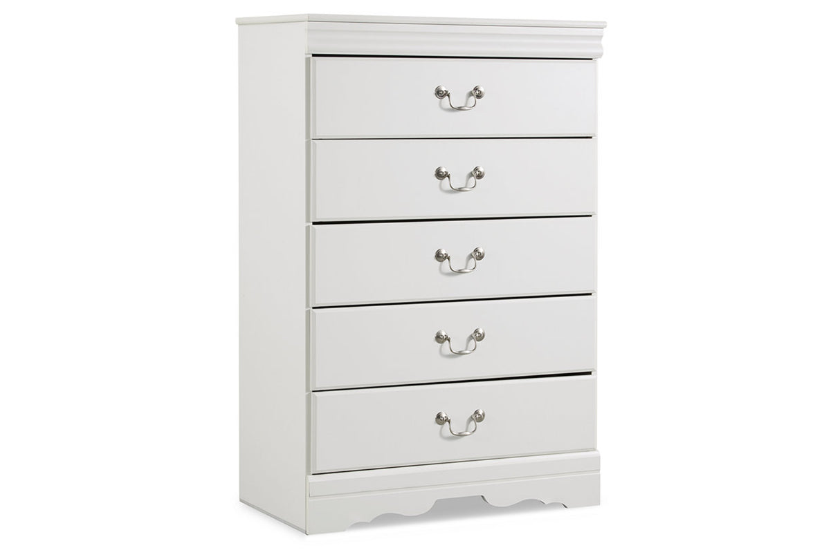 Anarasia White Chest of Drawers from Ashley - Luna Furniture