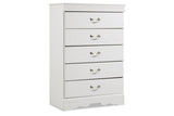 Anarasia White Chest of Drawers from Ashley - Luna Furniture