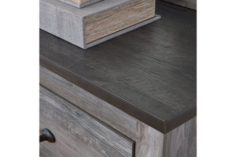 Bronyan Dark Gray Nightstand from Ashley - Luna Furniture