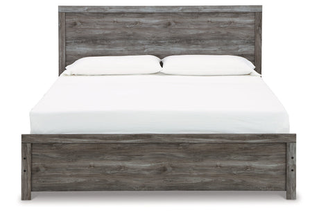 Bronyan Dark Gray King Panel Bed from Ashley - Luna Furniture