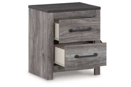 Bronyan Dark Gray Nightstand from Ashley - Luna Furniture