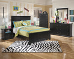 Maribel Black Youth Panel Bedroom Set - Luna Furniture