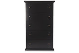 Maribel Black Chest of Drawers -  - Luna Furniture