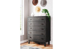 Toretto Charcoal Wide Chest of Drawers