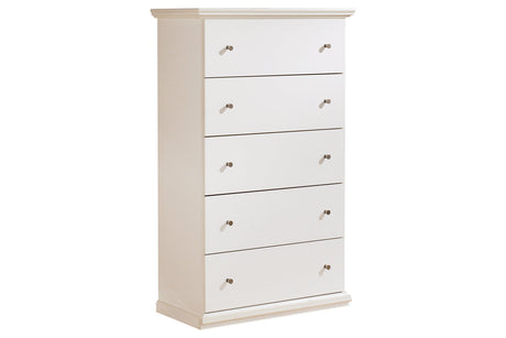 Bostwick Shoals White Chest of Drawers from Ashley - Luna Furniture