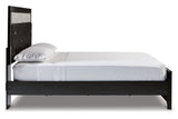 Kaydell Black Queen Upholstered Panel Bed from Ashley - Luna Furniture