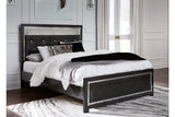 Kaydell Black Queen Upholstered Panel Bed from Ashley - Luna Furniture