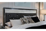 Kaydell Black Queen Upholstered Panel Headboard from Ashley - Luna Furniture