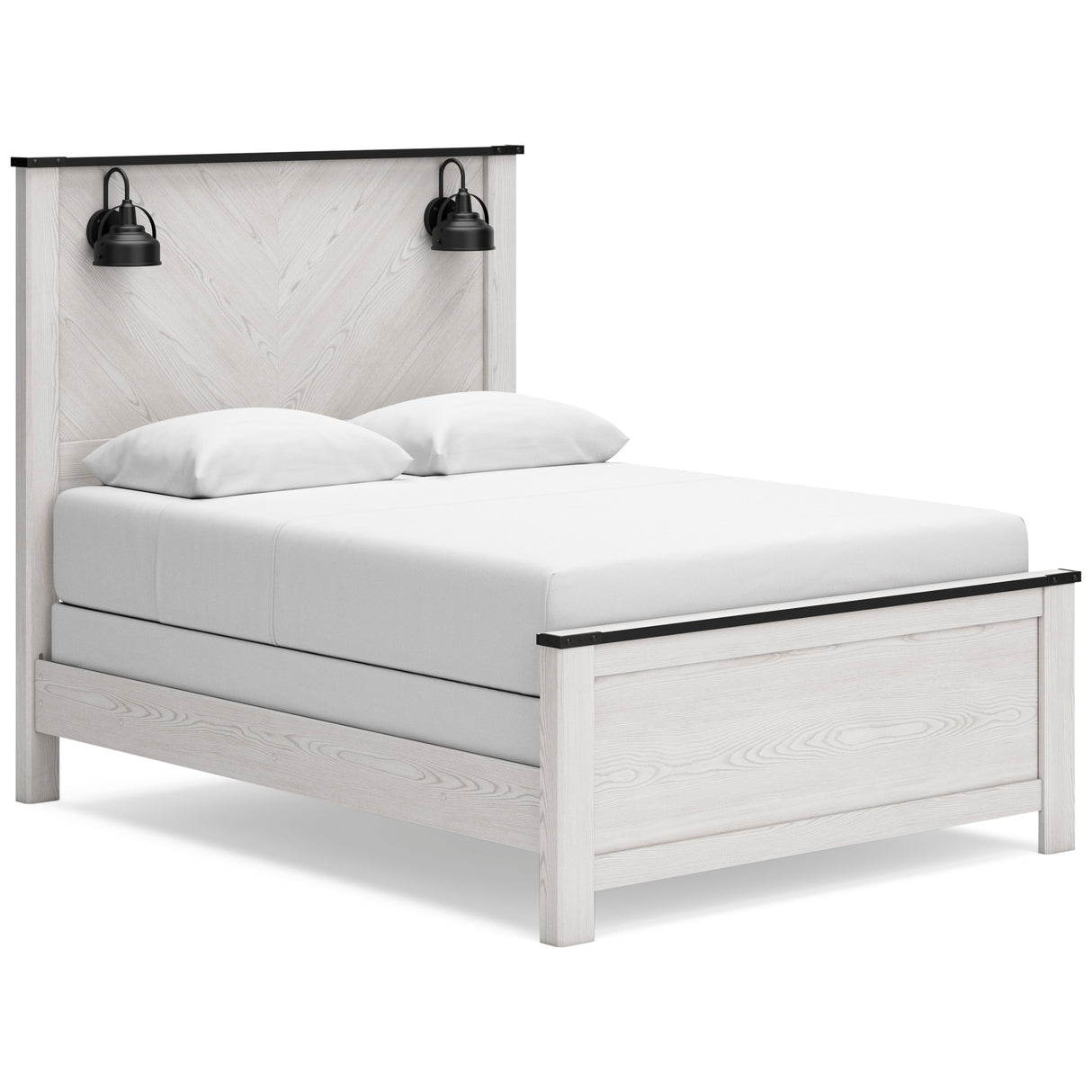 Schoenberg White Panel Bedroom Set