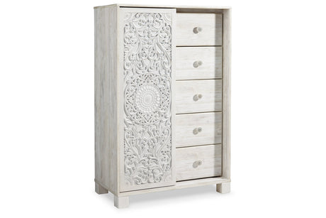 Paxberry Whitewash Dressing Chest from Ashley - Luna Furniture