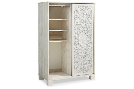 Paxberry Whitewash Dressing Chest from Ashley - Luna Furniture