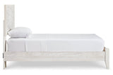 Paxberry Whitewash Twin Panel Bed from Ashley - Luna Furniture