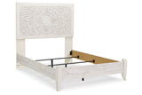 Paxberry Whitewash Full Panel Bed -  - Luna Furniture
