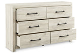 Cambeck Whitewash Dresser -  - Luna Furniture