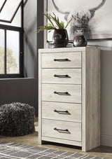 Cambeck Whitewash Footboard Storage Bedroom Set - Luna Furniture