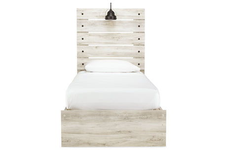 Cambeck Whitewash Twin Storage Platform Bed with 2 Drawers from Ashley - Luna Furniture