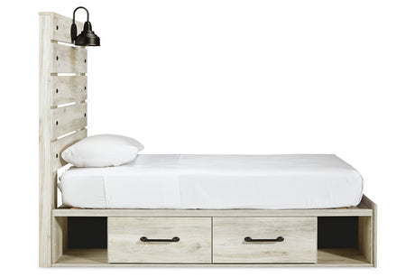 Cambeck Whitewash Twin Storage Platform Bed with 2 Drawers from Ashley - Luna Furniture
