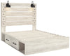 Cambeck Whitewash Side Storage Platform Bedroom Set