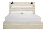 Cambeck Whitewash King Storage Platform Bed with 2 Drawers from Ashley - Luna Furniture