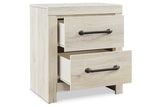 Cambeck Whitewash Nightstand from Ashley - Luna Furniture