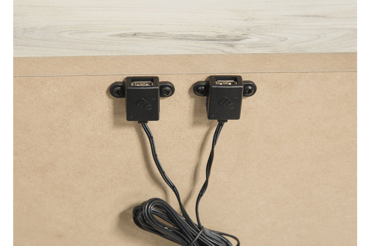 Cambeck Whitewash Nightstand from Ashley - Luna Furniture