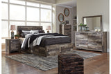 Derekson Multi Gray Queen Storage Platform Bed with 6 Drawers from Ashley - Luna Furniture