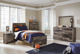 Derekson Multi Gray Youth Panel Bedroom Set from Ashley - Luna Furniture