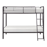 Lunar Dark Bronze Metal Twin/Twin Bunk Bed from Homelegance - Luna Furniture