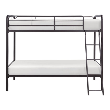 Lunar Dark Bronze Metal Twin/Twin Bunk Bed from Homelegance - Luna Furniture