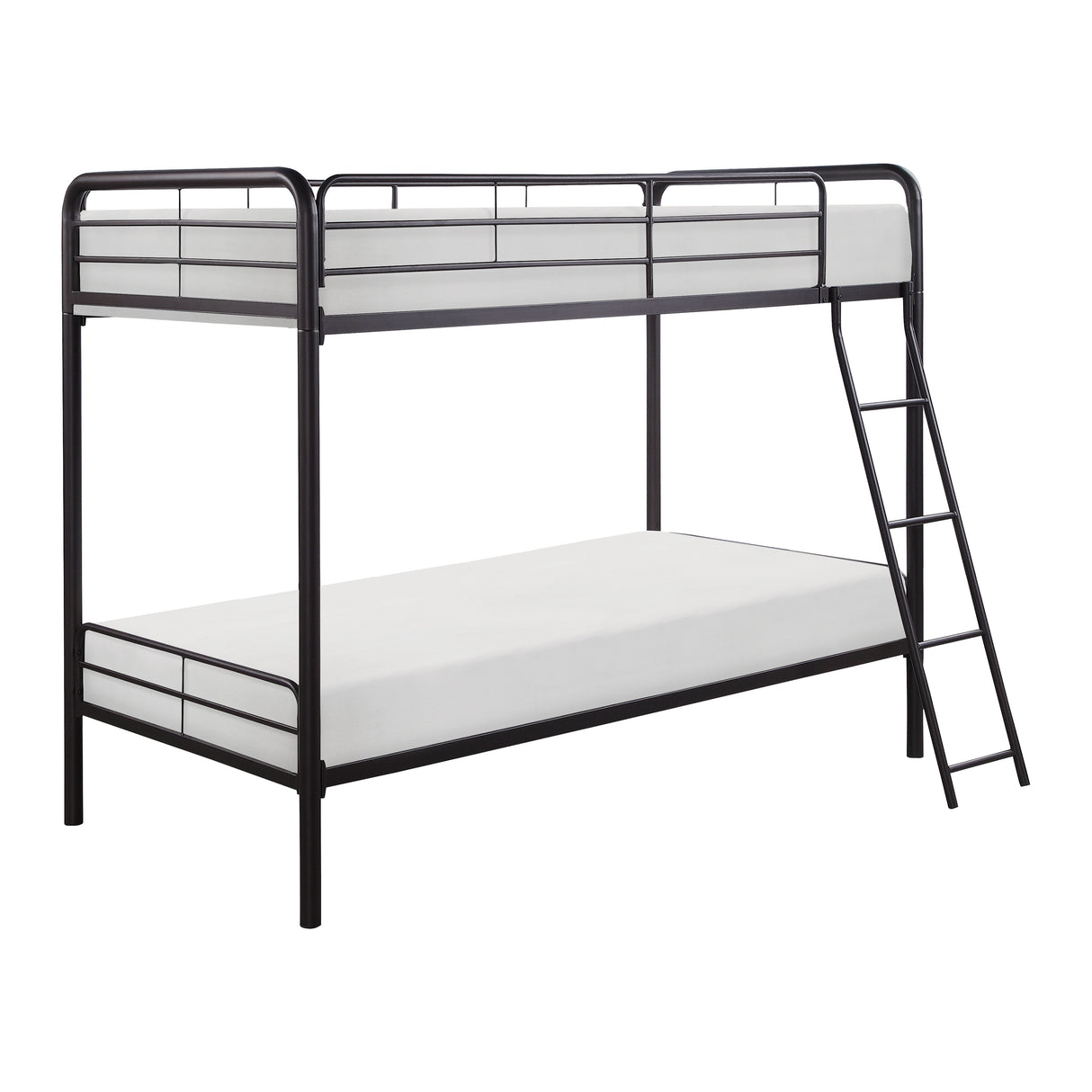 Lunar Dark Bronze Metal Twin/Twin Bunk Bed from Homelegance - Luna Furniture