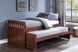 Rowe Dark Cherry Twin/Twin Bed from Homelegance - Luna Furniture