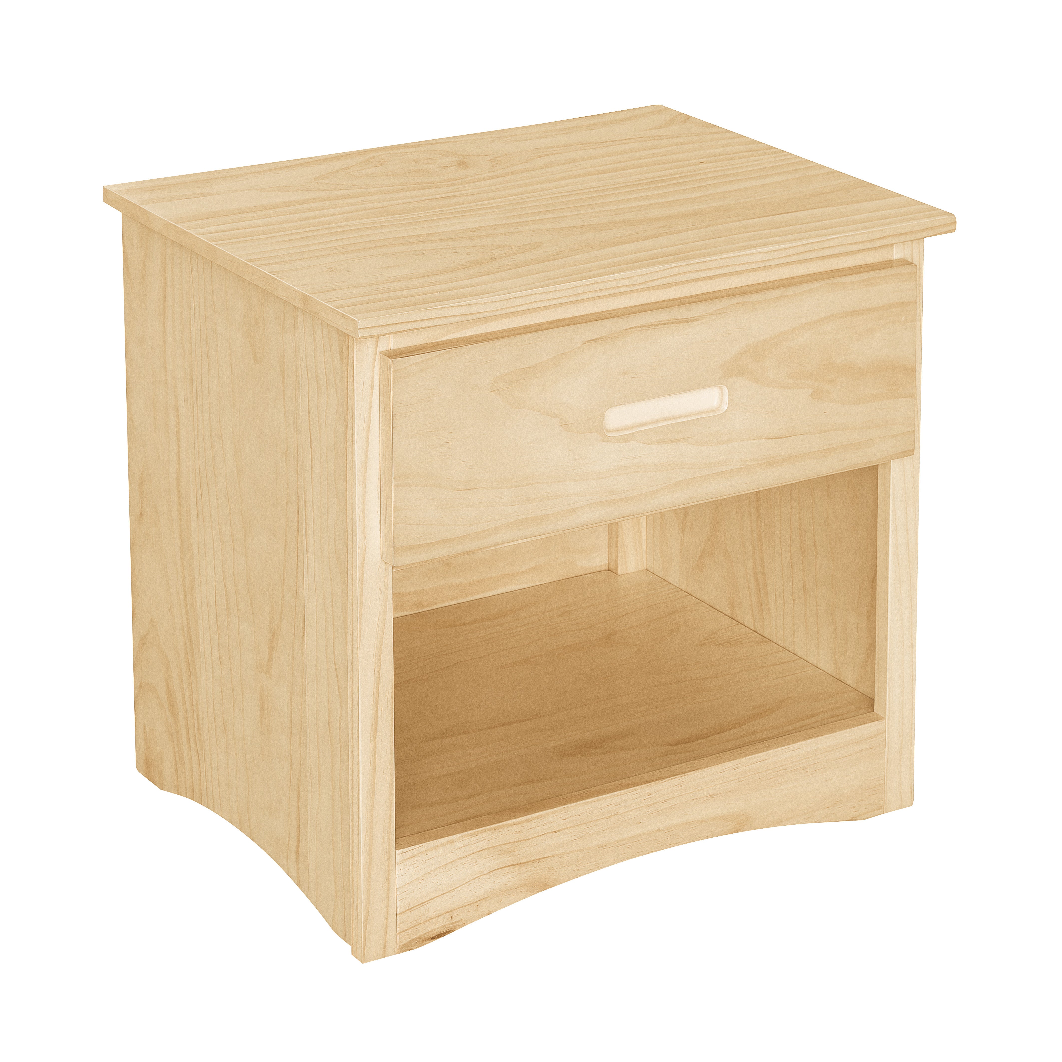 Bartly Pine Nightstand from Homelegance - Luna Furniture