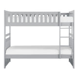 Orion Gray Twin/Twin Bunk Bed from Homelegance - Luna Furniture