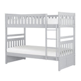 Orion Gray Twin/Twin Bunk Bed from Homelegance - Luna Furniture