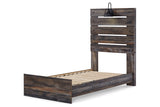 Drystan Multi LED Twin Panel Bed from Ashley - Luna Furniture