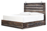 Drystan Multi King LED Storage Platform Bed with 4 Drawers from Ashley - Luna Furniture