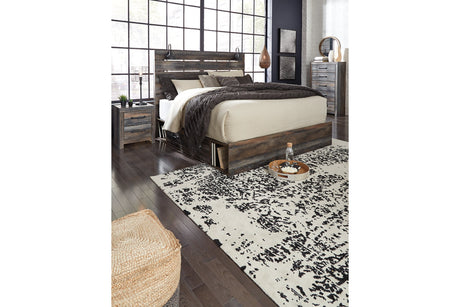 Drystan Multi King LED Storage Platform Bed with 2 Drawers from Ashley - Luna Furniture