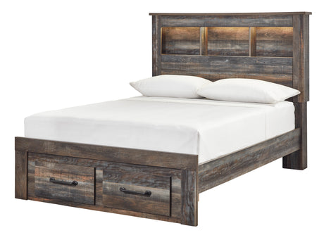 Drystan Multi LED Bookcase Storage Youth Panel Bedroom Set from Ashley - Luna Furniture