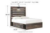 Drystan Multi Full LED Storage Platform Bed with 2 Drawers from Ashley - Luna Furniture